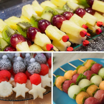 Plateau de brochettes de fruits (25 pièces)
